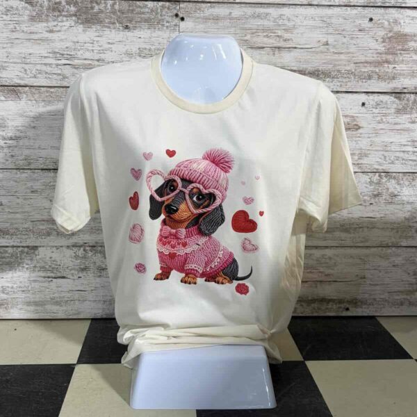 Valentine Dachschund Tshirt