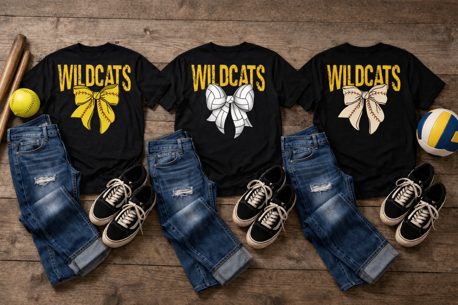 Wildcats Sports Ribbons