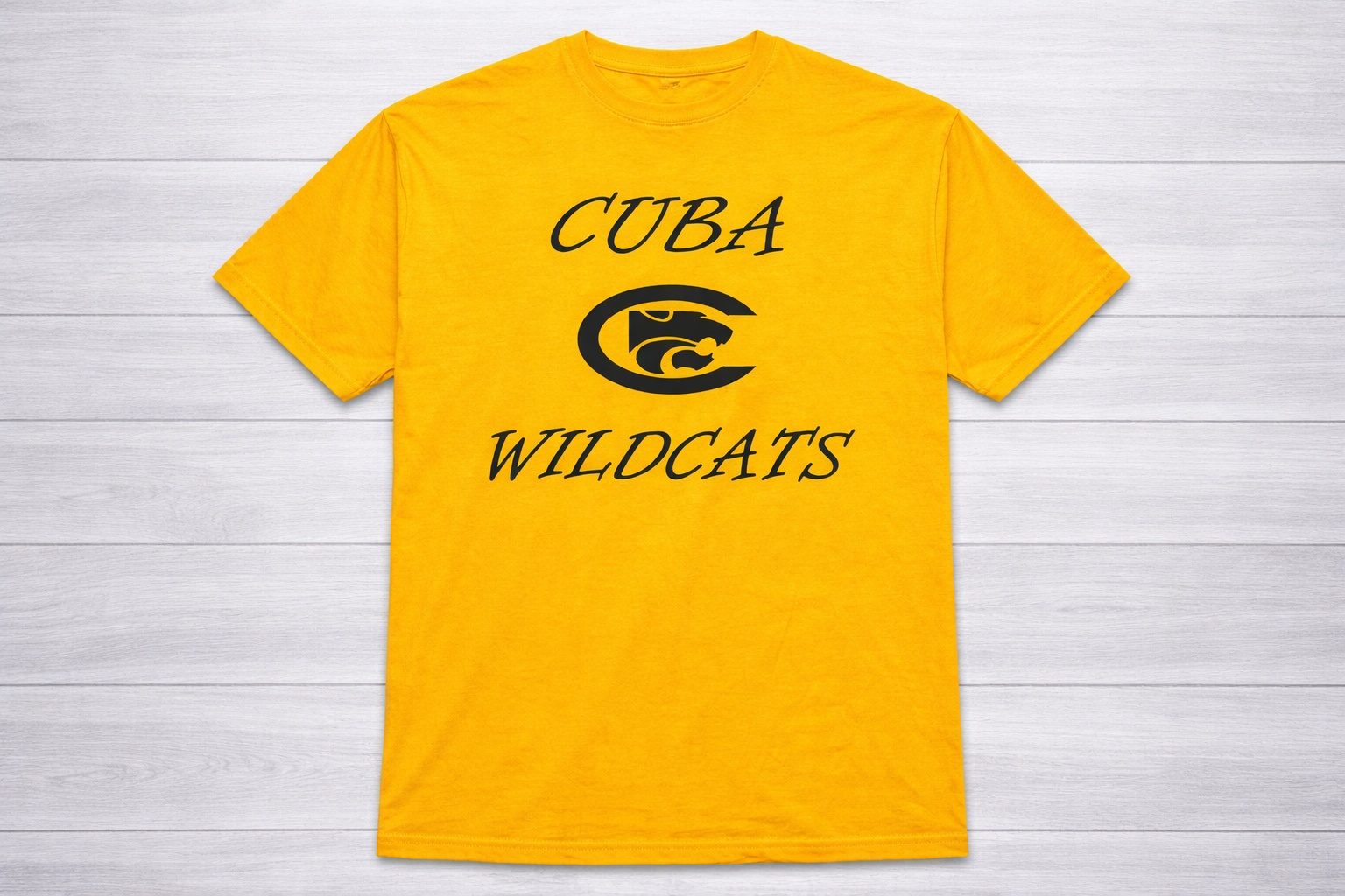 Cuba Wildcats w/ Pawprint on back - Image 2