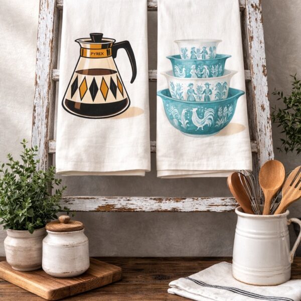 Pyrex Tea/Hand Towels