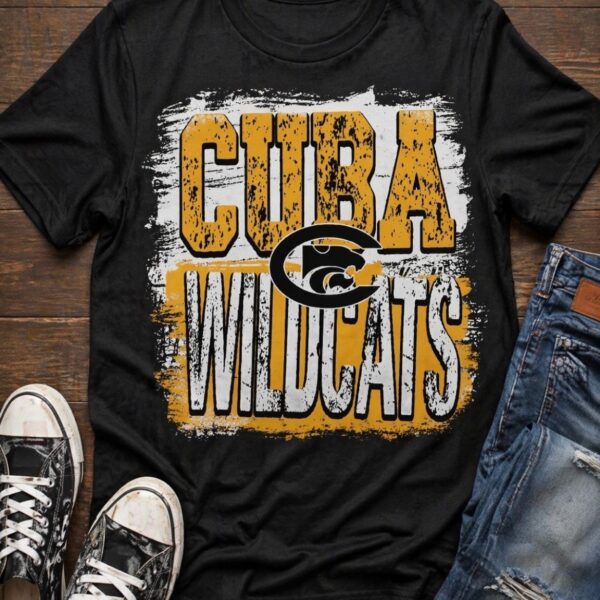 Cuba Wildcats - Brushed Look