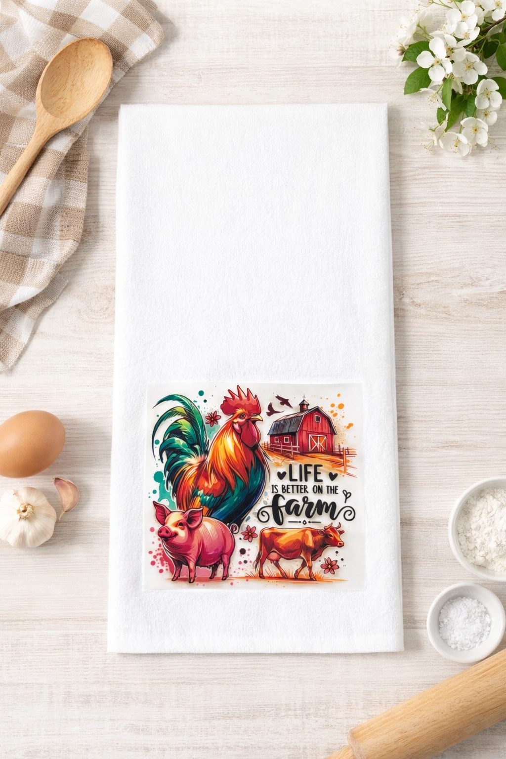 Life is Better on the Farm Tea/Hand Towel