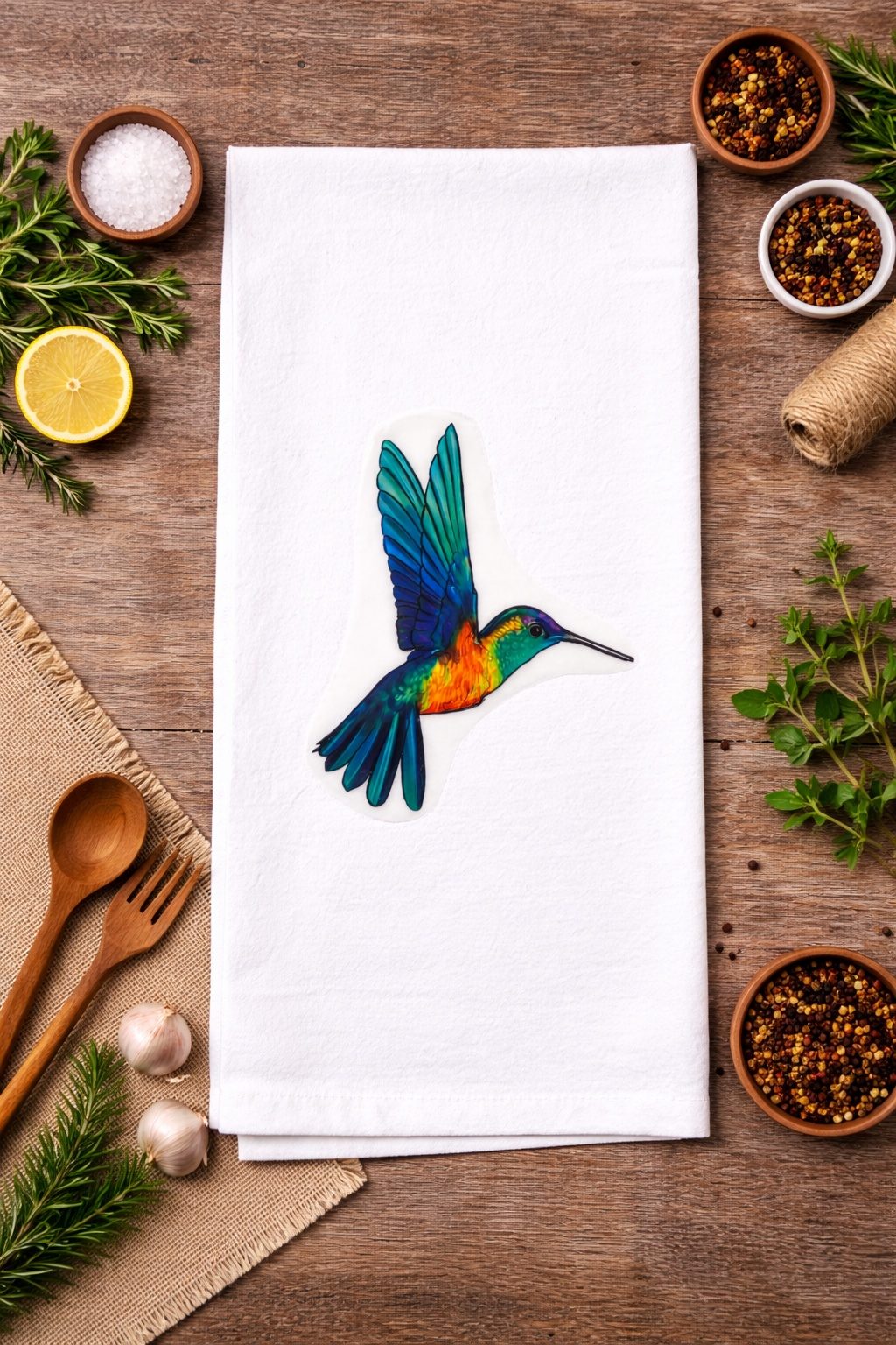 Hummingbird Tea/Hand Towel
