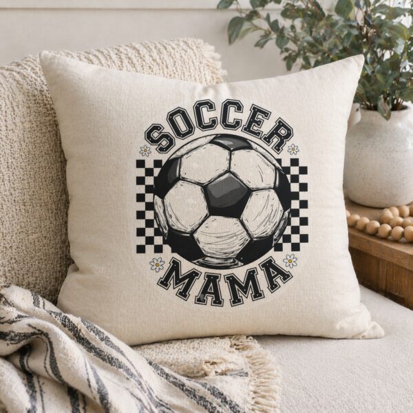 Soccer Mama Throw Pillow