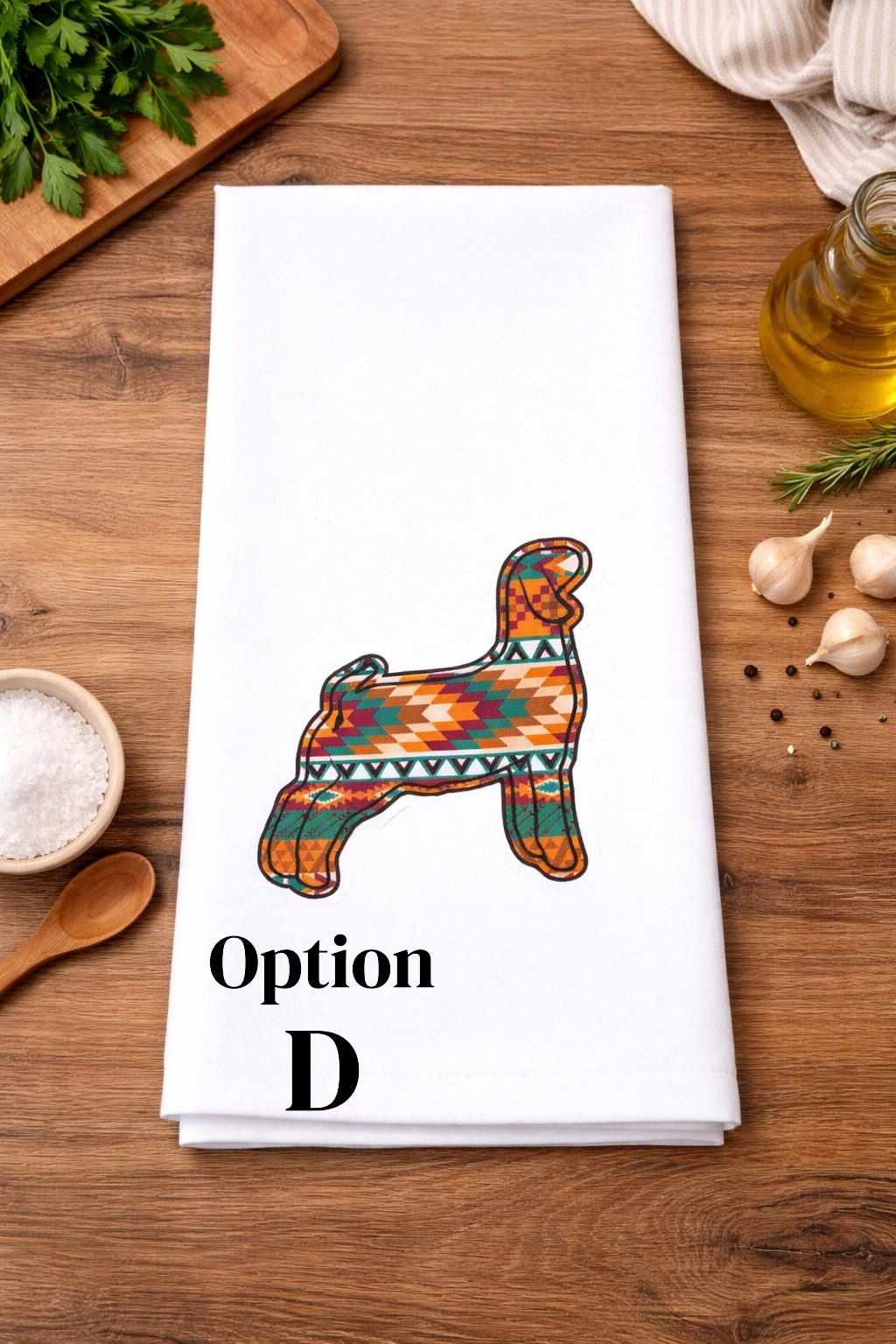 Southwestern Pattern Animal Tea/Hand Towels - Image 5