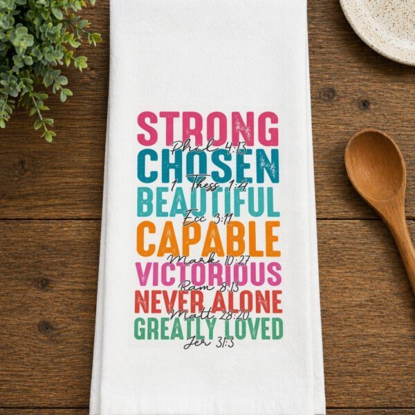 Christian Motivational Tea/Hand Towel