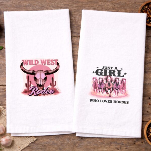 Wild West Theme Tea/Hand Towels