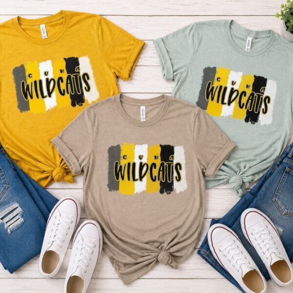 Cuba Wildcats Striped Background