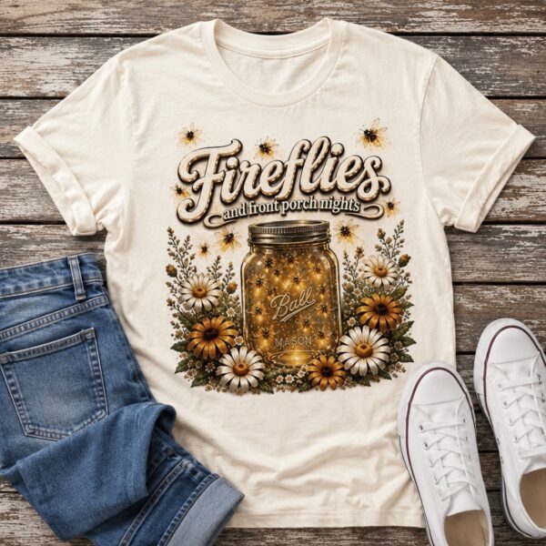 Fire flies and front porch nights