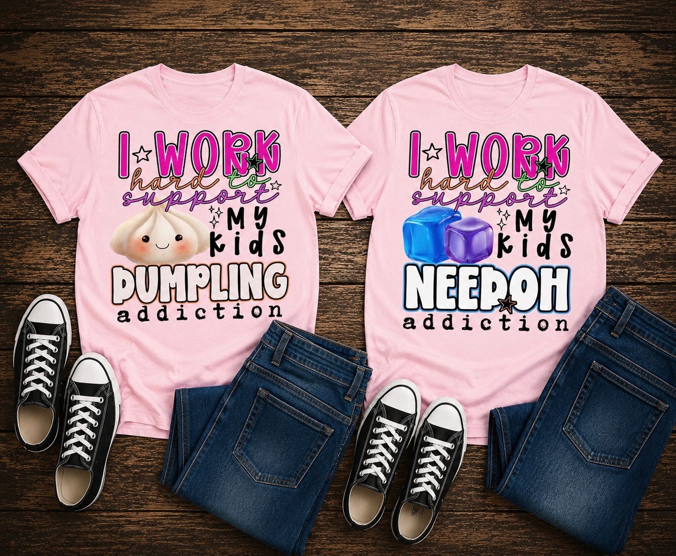 I work hard to support my kids addiction