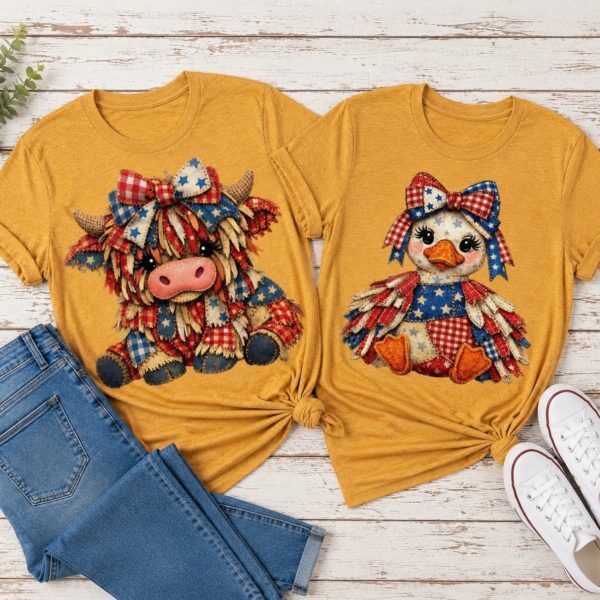 Patriotic Patchwork Animals